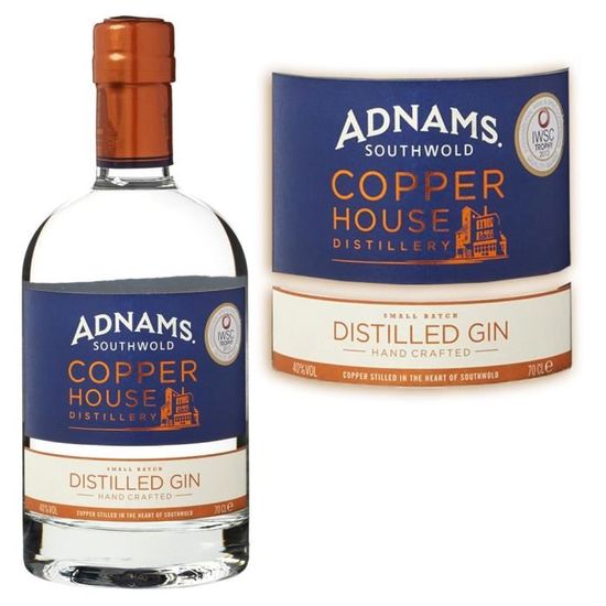 Adnams Copper House Gin 40° 70cl La cave Cdiscount
