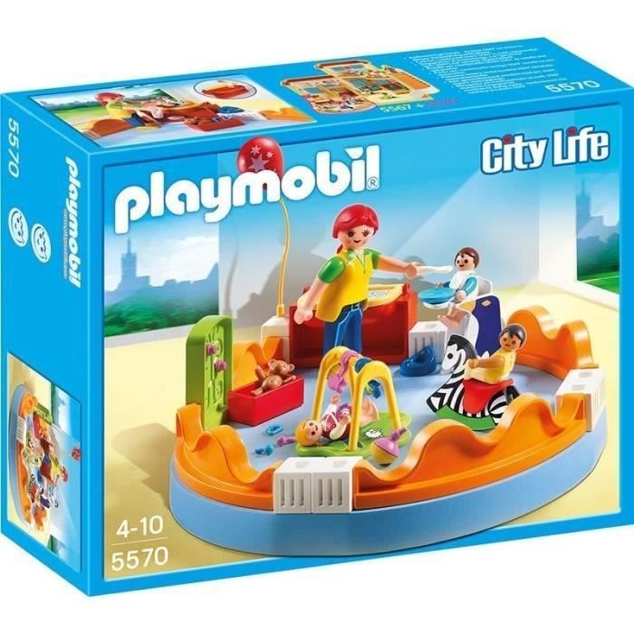 PLAYMOBIL Pack City Life La Garderie Lot de 5 Bo tes