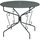 Table et chaise en fer forge