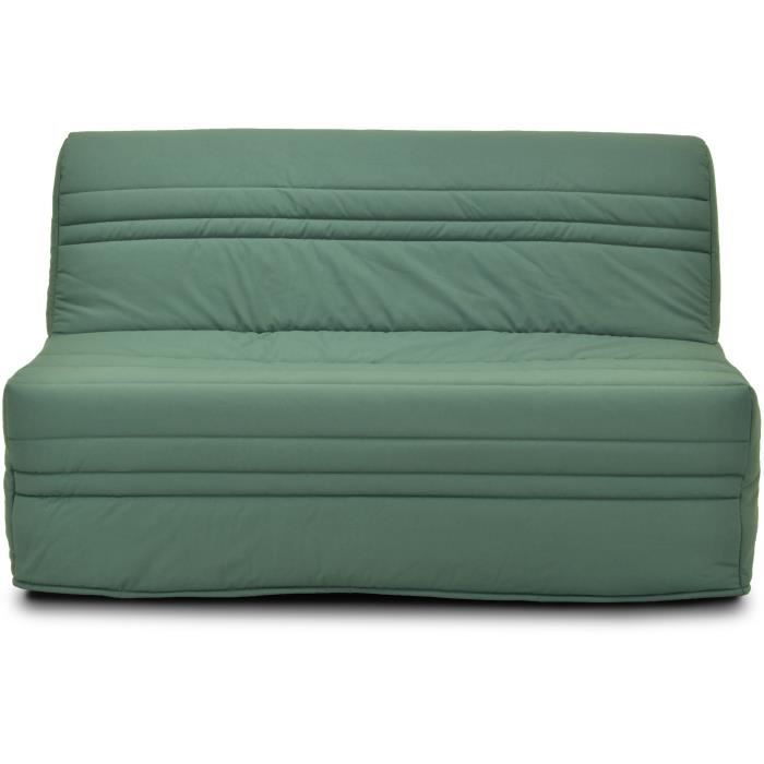 Banquette BZ - Tissu Vert - L143 x P97 x H89cm - JOE