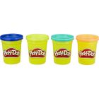 PLAYDOH Pâte à modeler Play-Doh - Pack de 4 couleurs intenses pour enfants - 112 g