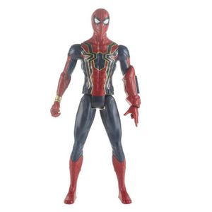 FIGURINE - PERSONNAGE Figurine Titan Iron Spider-Man - HASBRO - Avengers - 30 cm - Rouge - Mixte - 3 ans et plus
