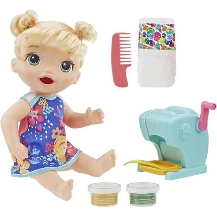 BABY ALIVE - Super Snacks - Poupon à Fonctions (cheveux blonds)