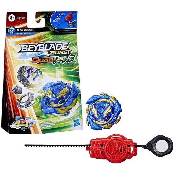 Toupie BEYBLADE Burst QuadDrive - Salvage Valtryek V7 - Jouet pour enfant  de 8 ans et plus - Cdiscount Jeux - Jouets