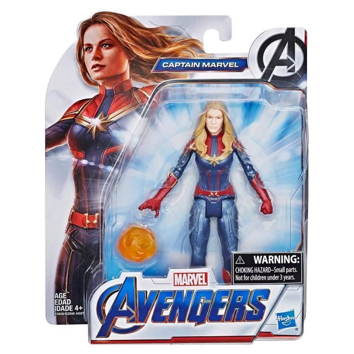 Marvel Avengers Endgame Figurine Captain Marvel 15 cm Cdiscount Jeux Jouets