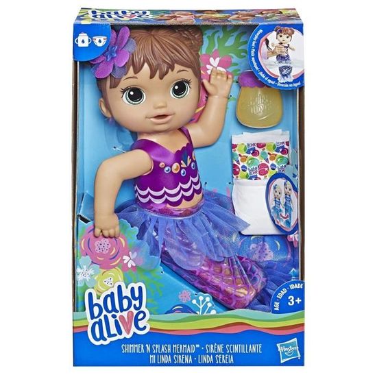 Baby Alive Sirene Cheveux Bruns Cdiscount Jeux Jouets Baby Alive Sirene Cheveux Bruns Cdiscount Jeux Jouets