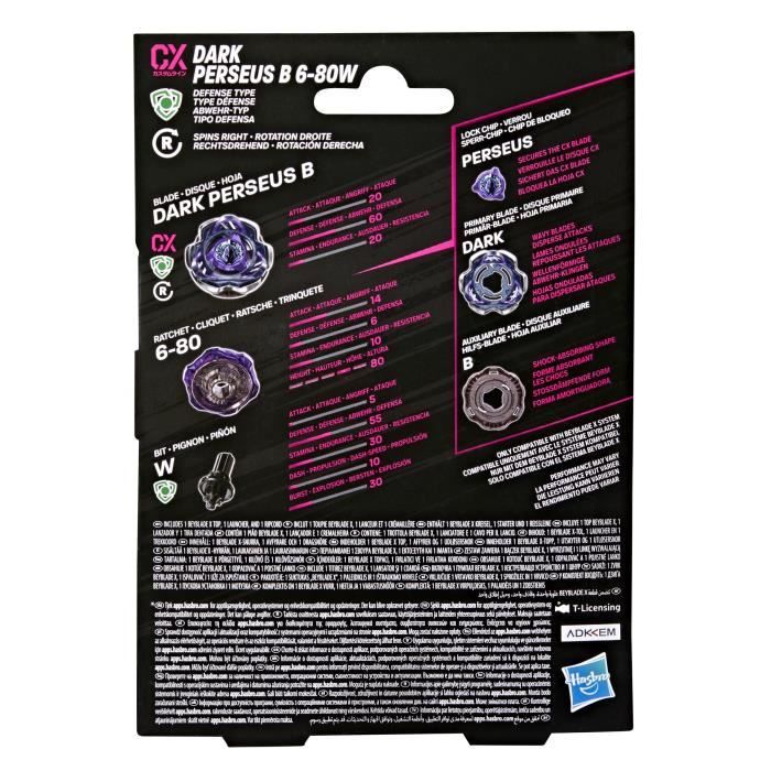 Beyblade X Starter Pack Mua BEYBLADE X Beyblade X CX-03 Booster Perseus Dark B6-80W Trên Amazon