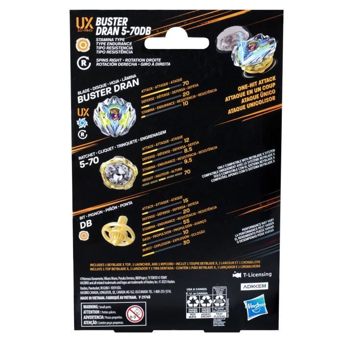 Beyblade X Starter Pack Buster Dran 5-70DB a € 19,90 (oggi) | Trottola