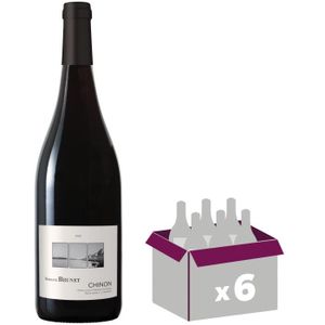 VIN ROUGE Domaine Brunet 2022 Chinon - Vin rouge de Loire x6