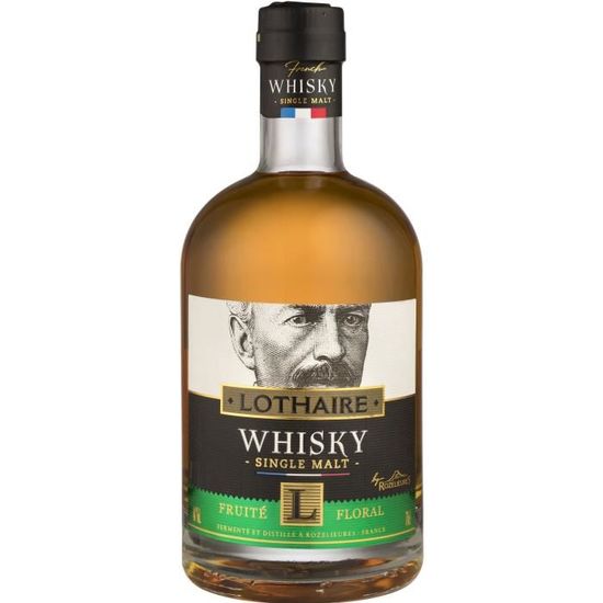 Lothaire Single malt Whisky Tourbé & Fumé France 44vol 70cl Achat / Vente Lothaire