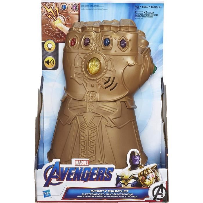 Gant de Thanos Electronique - Marvel Avengers Infinity War - Sons et  Lumières - Pour Enfant à partir de 5 ans - Cdiscount Jeux - Jouets