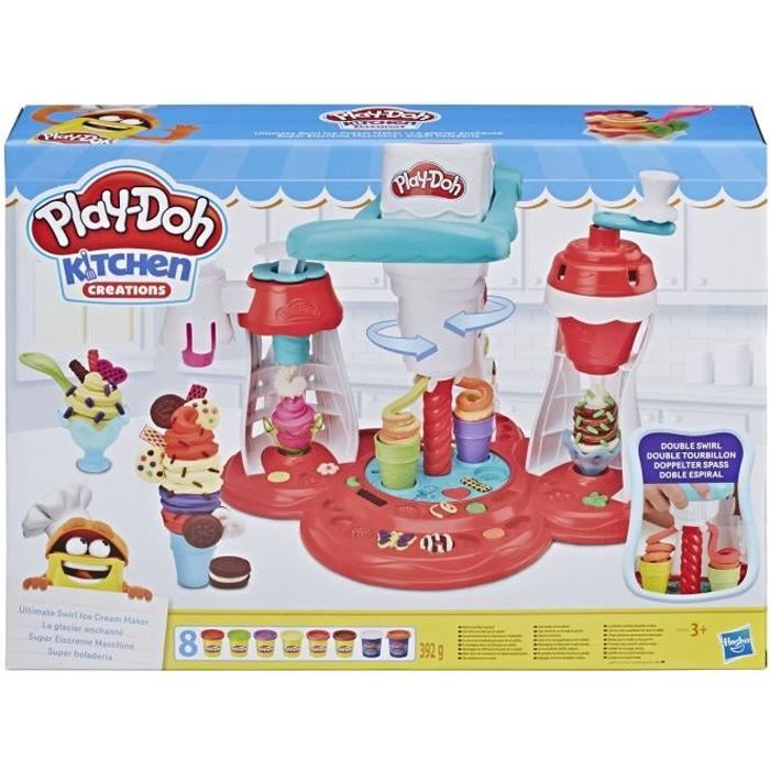 PLAY-DOH - Pâte A Modeler – Le Glacier Enchanté - Cdiscount Jeux - Jouets