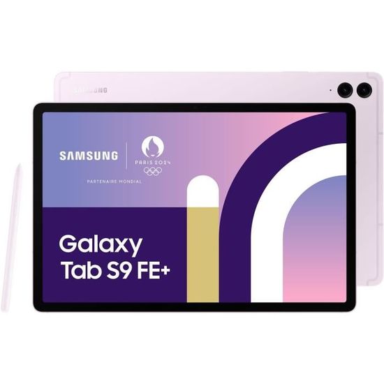 Samsung Galaxy Tab S9 FE Plus 128GB Wifi + 5G Grijs - - Voor
