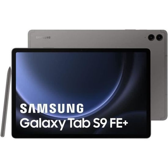 Tablette Tactile Samsung Galaxy Tab S9 FE+ 12,4" WIFI 256Go Anthracite