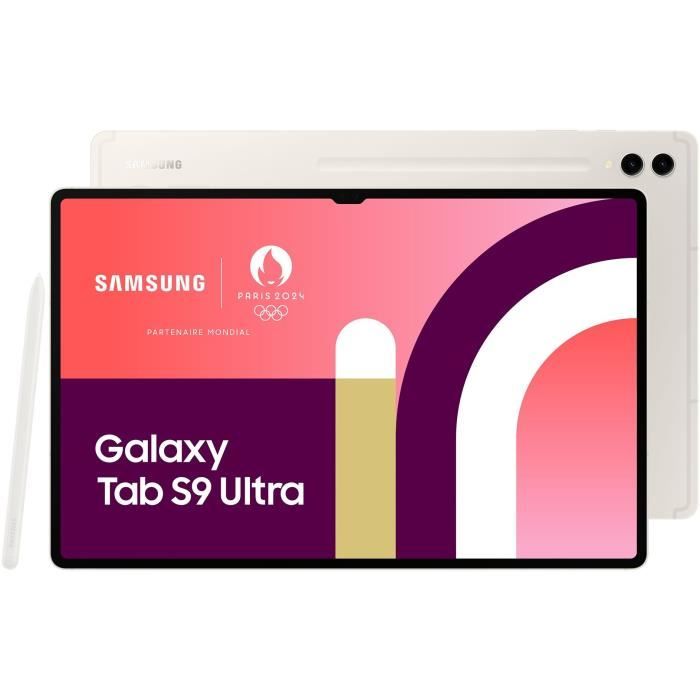 Tablette Tactile SAMSUNG Galaxy Tab S9 Ultra 14,6 WIFI 256Go Crème