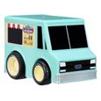 Voiture Little Tikes - Crazy Fast à Rétro Friction - Camion de Glace Bleu pour Enfant de 3 Ans et Plus-0