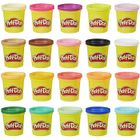 PLAYDOH Play-Doh 20 Pots Pâte à modeler, Super couleurs, 84 g chacun