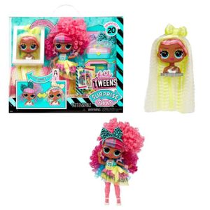 POUPÉE L.O.L. Surprise Tweens Surprise Swap Fashion Doll - Curls-2- Crimps Cora - 1 poupée Tweens 17cm, 1 mini tête à coiffer et des access