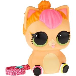 FIGURINE - PERSONNAGE L.O.L. Surprise - Big Pets - Neon Kitty - 15 Surprises dont des lunettes de soleil, 1 collier & des bébés animaux