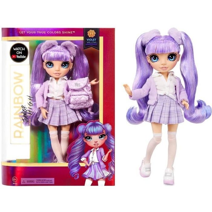Poupée RAINBOW HIGH Fantastic Fashion – Violet Willow – Mannequin Violet