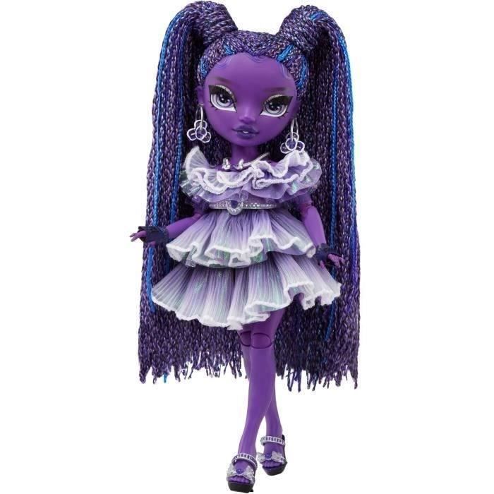 Rainbow High S3 Shadow High - Poupée 27 cm Monica Verbena (Violet foncé) -  1 tenue + accessoires et support pour poupée - Cdiscount Jeux - Jouets