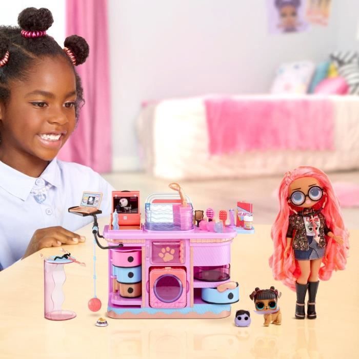 L.O.L. Surprise OMG Cabinet de Veterinaire Rescu Vet Set Poupee exclusive 2 animaux et accessoires Des 4 ans. Cdiscount Jeux Jouets