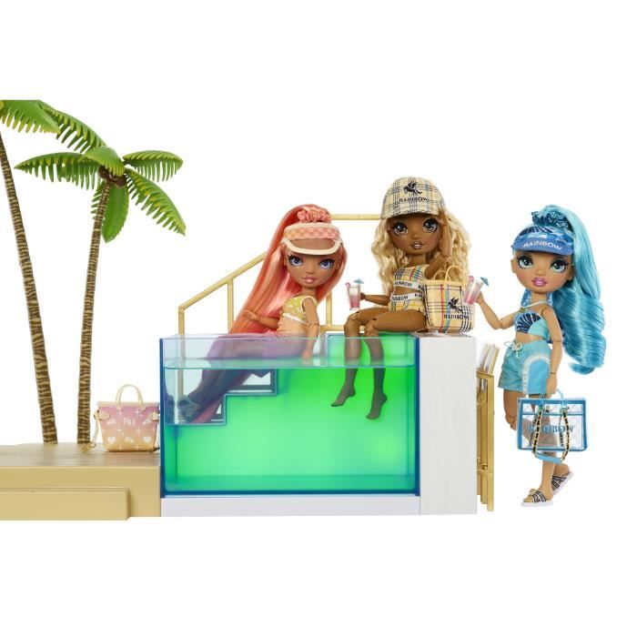 Rainbow High - Beach Club et Piscine Lumineuse – Pour poupées Mannequin -  Dès 6 ans - Cdiscount Jeux - Jouets