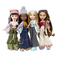 Bratz Goin Out Poupée Bratz Sasha Goin' Out - Tenue Stylée, Sac Et Lunettes - Collection Fille 6 Ans Et Plus - Jouet Fashion Bratz Babyz
