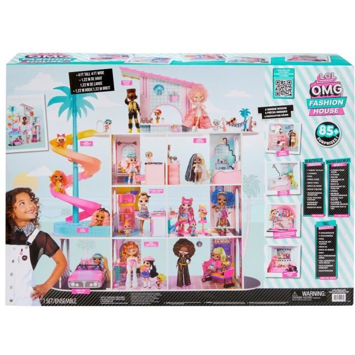 L.O.L. Surprise OMG House - Maison de poupées LOL - 570202E7C - Cdiscount  Jeux - Jouets