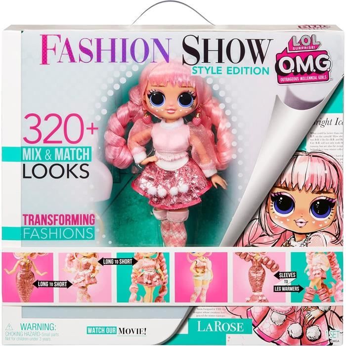 L.O.L. Surprise OMG - Fashion Show Style Edition - Poupée Mannequin - La  Rose - Cdiscount Jeux - Jouets
