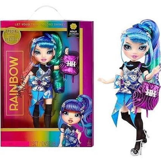 Rainbow high jr high poppy rowan - poupée de mode de 9 pouces avec  accessoires de poupée, 1 ea