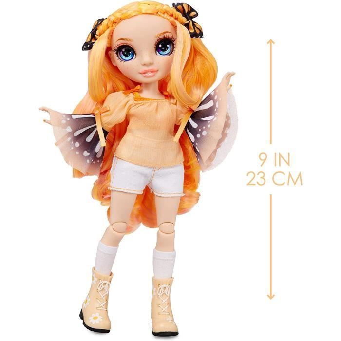 Poupée mannequin Rainbow High S4 - Meena Fleur - Orange - Accessoires  inclus - Cdiscount Jeux - Jouets