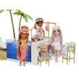 Rainbow High - Beach Club et Piscine Lumineuse – Pour poupées Mannequin - Dès 6 ans-7