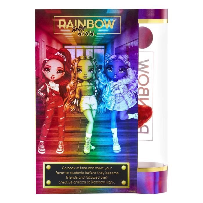 Rainbow High - Junior High - Ruby Anderson - Poupée Mannequin 23cm