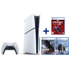 SONY COMPUTER ENTERTAINMENT Pack PS5 Standard : Console PlayStation 5 (modèle Slim) + Spider-Man 2 + The Last of UsPart II - Remastered + God of War Ragnarök