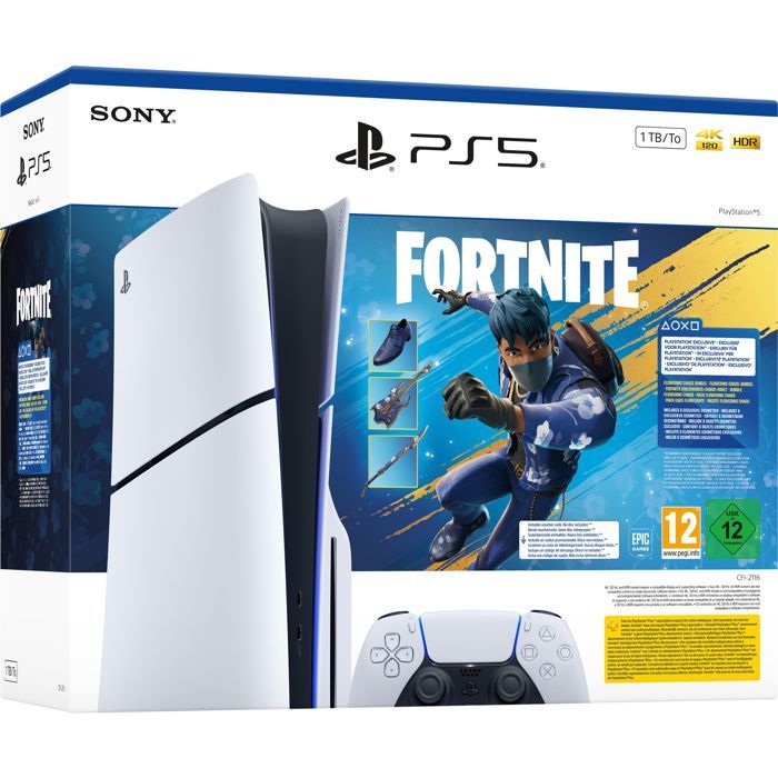 Pack Console PlayStation®5 Standard Fortnite Flowering Chaos - vue 3