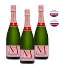 Champagne Montaudon Grande Rosé - 75 cl x3