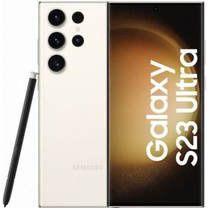 SMARTPHONE SAMSUNG Galaxy S23 Ultra 256Go Crème - Recondition