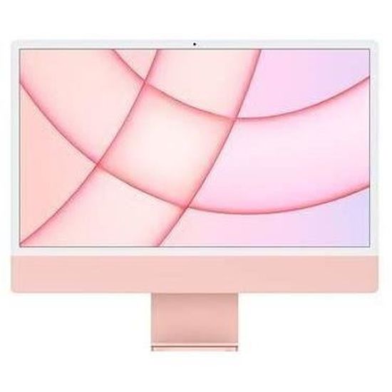 iMac 24" 2021 M1 3,2 Ghz 8 Go 256 Go GPU 7 cœurs Rose - Reconditionné - Excellent état