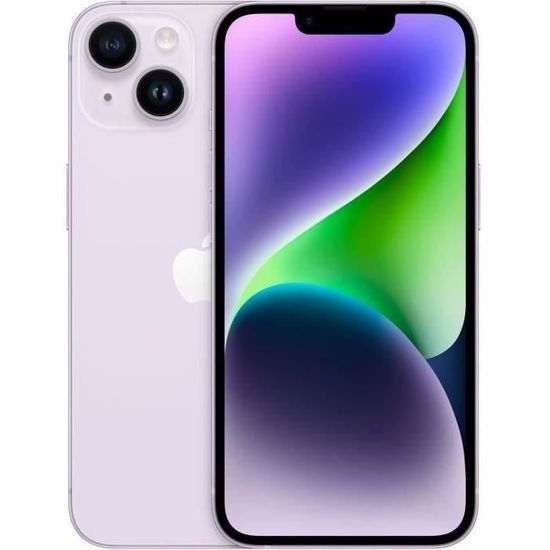 APPLE iPhone 14 256GB Purple (2022) - Reconditionné - Excellent état