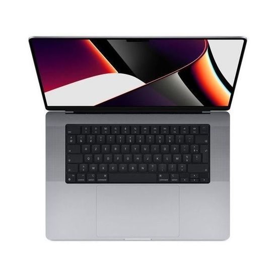 APPLE MacBook Pro Retina 16" Apple M1 Pro 3,2 Ghz 16 Go 512 Go SSD Gris Sidéral (2021) - Reconditionné - Excellent état