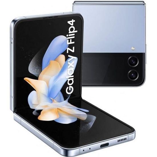 SAMSUNG Galaxy Z Flip4 256 Go Bleu Reconditionné Excellent état Cdiscount Téléphonie