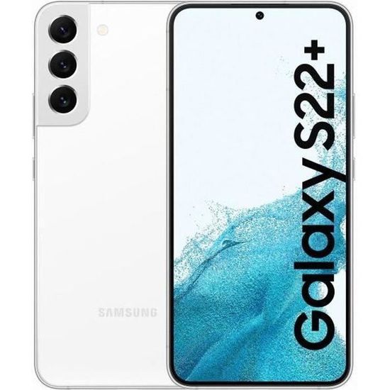 SAMSUNG Galaxy S22 Plus 256Go Blanc - Reconditionné - Excellent état