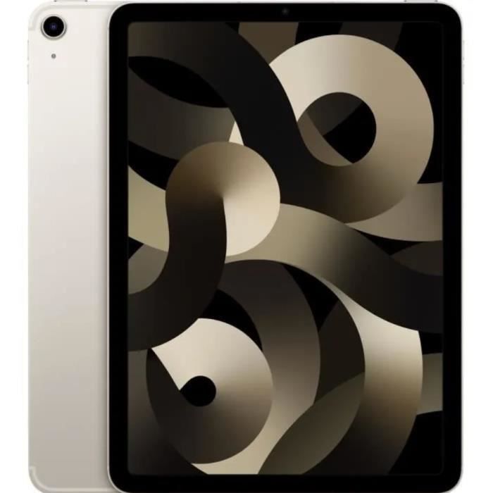 Apple - iPad Air (2022) - 10,9" - WiFi - 64 Go - Lumière stellaire - Reconditionné - Excellent état