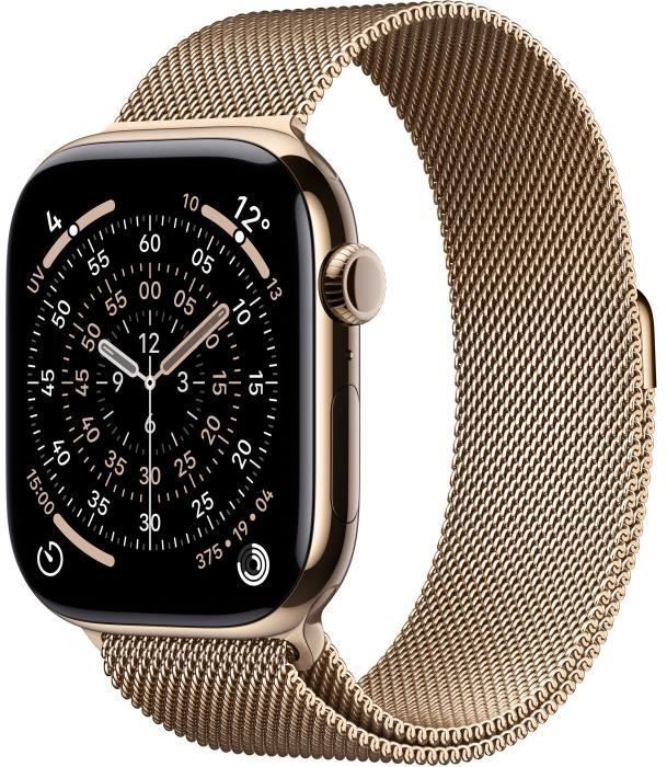 Apple Watch Series 11 GPS + Cellular 46mm Natural Bracelet Milanese Loop / 2025 Très bon état - vue 2