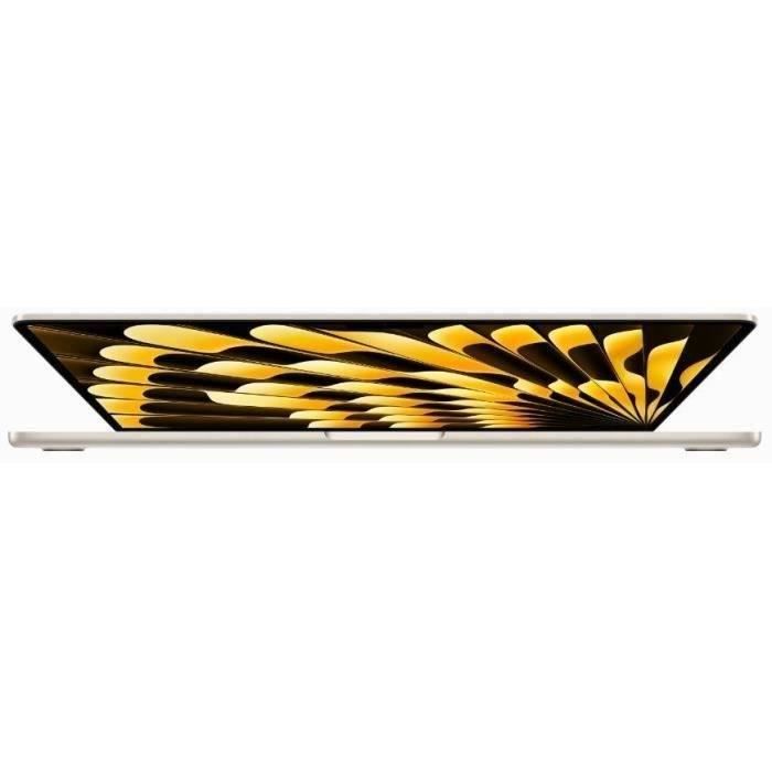 Apple – 153 MacBook Air M2 (2023) – RAM 8Go – Stockage 256Go – Lumière Stellaire – AZERTY (2023) – Reconditionné – Excellent état