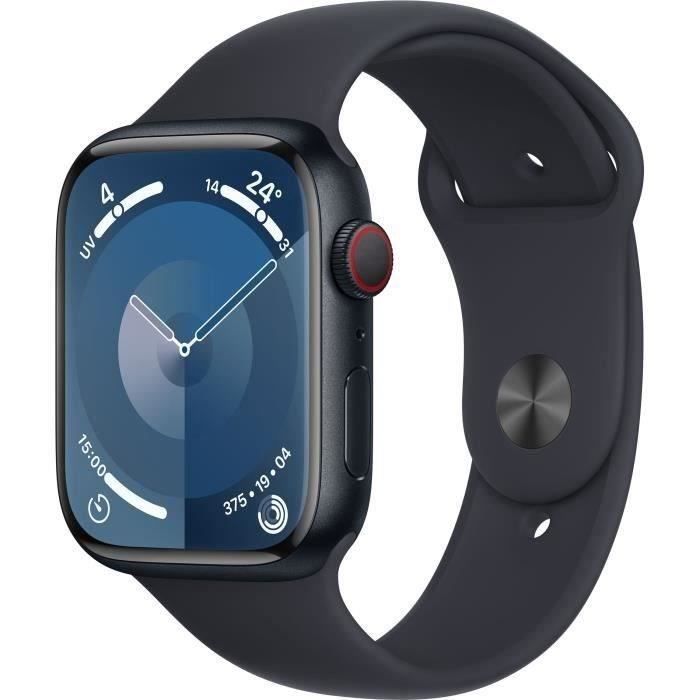 Apple Watch Series 9 GPS 45mm Boîtier Aluminium Sport Band / 2023