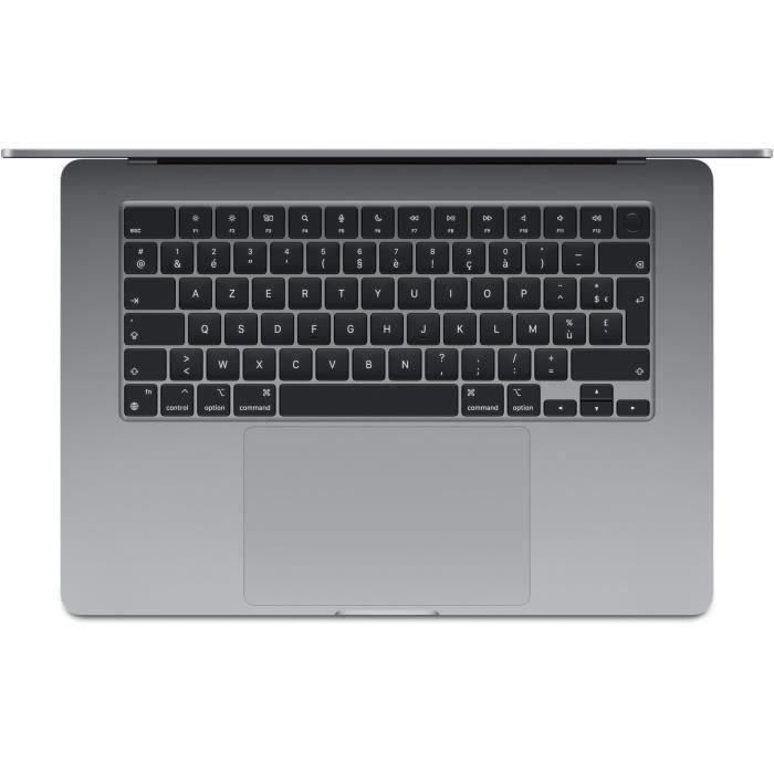 Apple - 15 MacBook Air M3 (2024) - RAM 8Go - Stockage 256Go - Gris Sidéral - AZERTY (2024) - Reconditionné - Excellent état - Apple