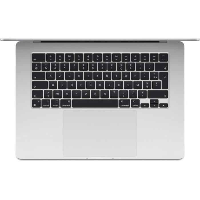 Apple - 15 MacBook Air M3 (2024) - RAM 8Go - Stockage 512Go - Argent - AZERTY (2024) - Reconditionné - Excellent état - Apple