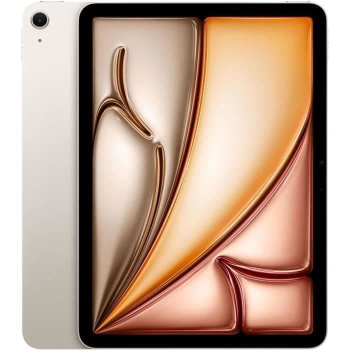 Apple - iPad Air (2024) - 11 - WiFi - 128 Go - Lumière Stellaire (2024) - Reconditionné - Excellent état